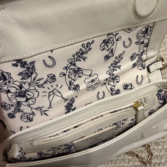 Radley Lonson Royal Ascot Elegant Black and Cream Women's Bag - Picture 6 of 8